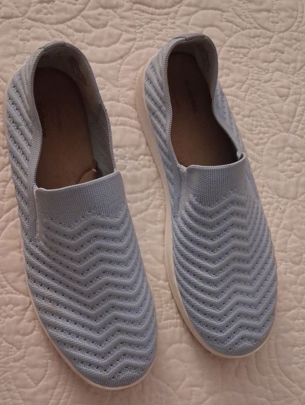 Sonoma Light Blue Knit Slip-On Shoe